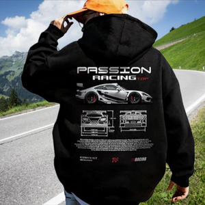 Felpa con Cappuccio Asna Personalizzata di Alta Qualità 100% Cotone per Uomo, Pesante, Stile Streetwear, Tuta Sportiva, Felpa Auto - Product Image 3
