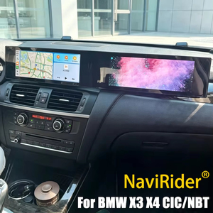 Écran double 21 pouces Auto Carplay pour BMW X3 X4 F25 F26 NBT CIC 2010-2017 GPS Navigation Autoradio Android Lecteur multimédia - Product Image 1