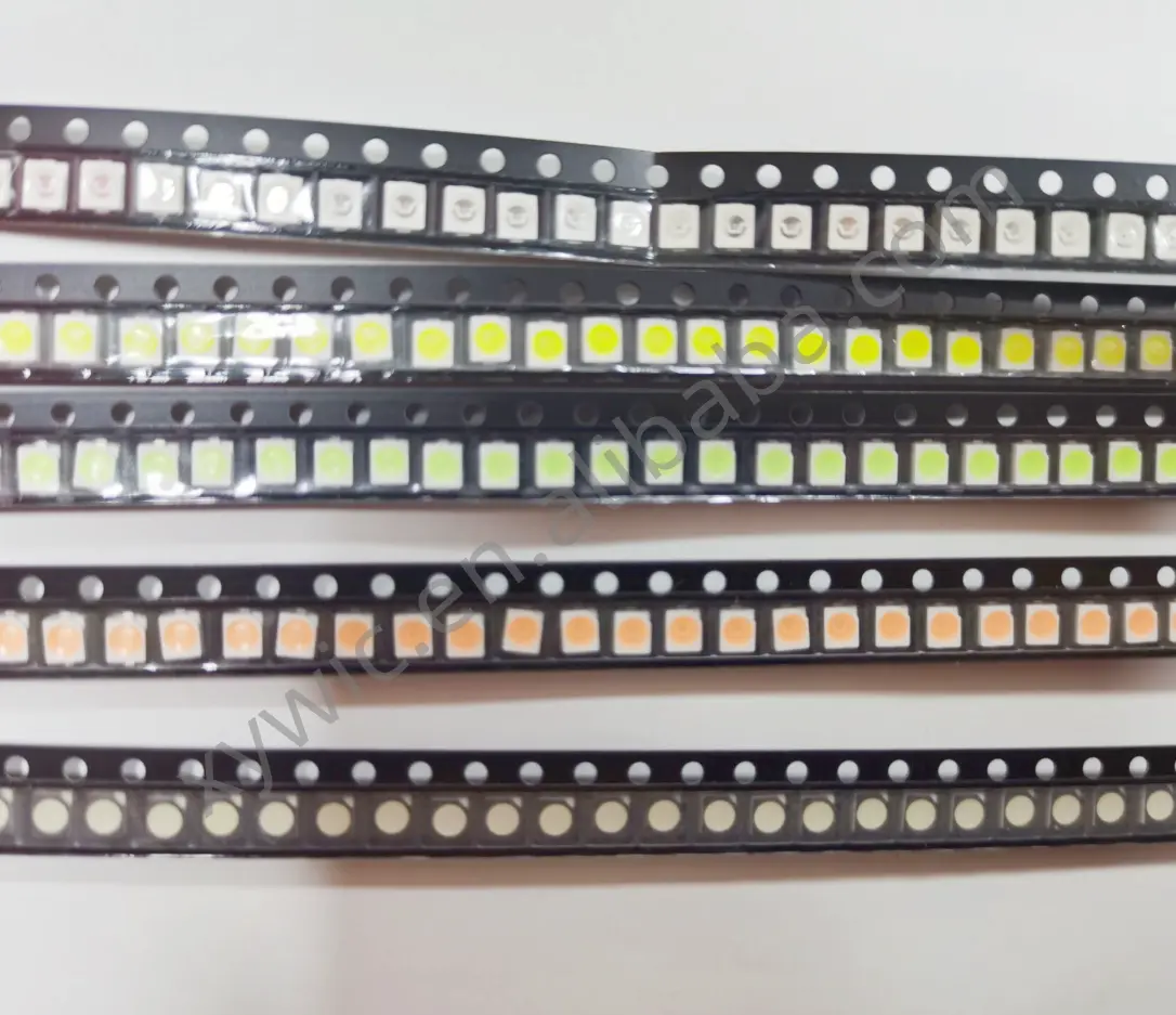 100 super bright LEDs,red/Green/Blue/yellow/White/orange/UV/Pink/ice blue/warm white/RGB, 1210x3. 5x2.8 mm,1.9 mm.