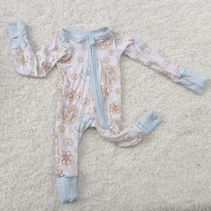 RTS Bamboo Sleeper Summer with Two Way Zipper for Unisex Rts Bamboo Baby Romper Bamboo Zippy - Product Image 6