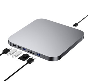 M1/M2 USB Type C SATA HDD Enclosure Docking Station pour <span class=keywords><strong>Mac</strong></span> <span class=keywords><strong>Mini</strong></span> 7 en 1 SSD Hub USB3.0 pour Apple M1 <span class=keywords><strong>2020</strong></span> - Product Image 3