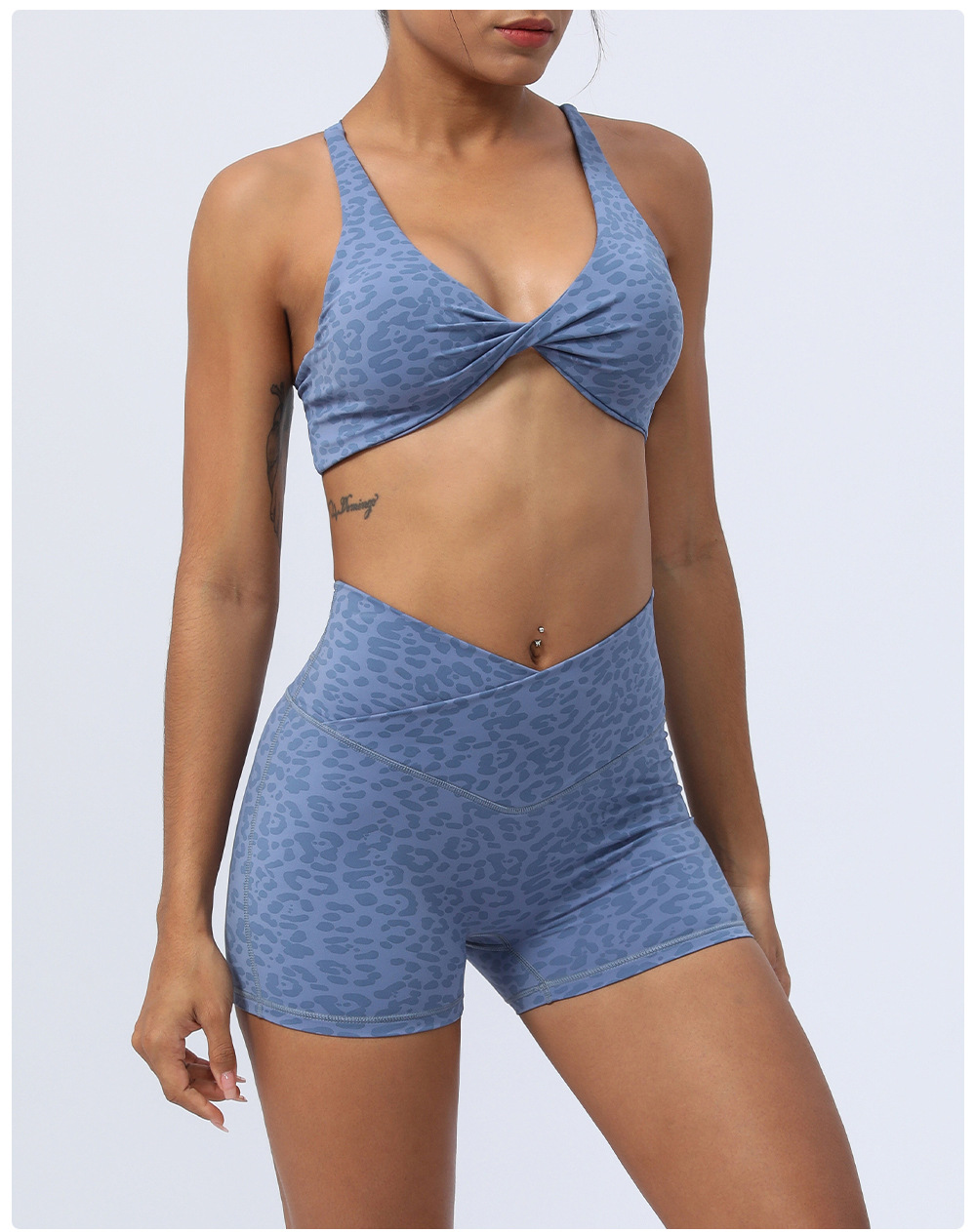 2 Pezzi Tuta Da Allenamento Da Donna Set Da Yoga Abbigliamento Sportivo