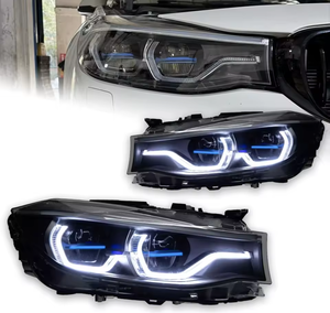 ไฟหน้าสองสีสำหรับซีรีส์ 3 F34 ปี 2013-2019 รุ่น Ikon สีเหลืองและสีขาว DRL 12V ใหม่ - Product Image 3