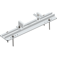 Kit de montage solaire en aluminium ARTSIGN, support de panneau photovoltaïque et ensemble de serre-câbles pour toit en métal ondulé incliné