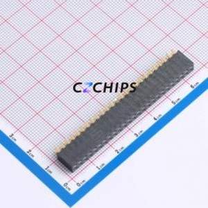 SSW-125-21-G-D-LL Pin Socket Through hole Component (THT),P=2.54mm Connector 2.54mm 2.54mm Through Hole Double Row - Product Image 1