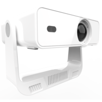 Projecteur intelligent portable C880, Android 720P, mini projecteur vidéo LCD, mise au point électrique, projecteur de cinéma maison, 200 lumens ANSI