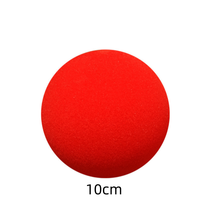 Balles en éponge de caoutchouc de 10 cm, 3 couleurs, accessoires de magie pour illusionnistes, tours de magie, ensemble de 3 pièces