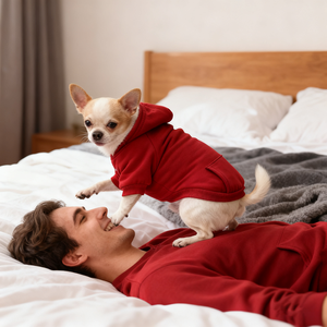 Sweat-shirt de luxe personnalisé pour chien, tailles XL et XS, avec capuche, pour chats, printemps et automne, motif imprimé, vêtements pour animaux de compagnie - Product Image 5