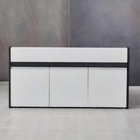 Console de salle de contrôle personnalisable en forme d'arc, bureau de travail combiné, table de commande, console de surveillance pour centre de commandement
