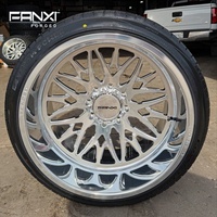 Jantes en aluminium forgé FANXI 8x180 8x170 6x5.5 6x135 8x6.5 22x10 22x12 24x14 26x14 26x16 pour camionnettes Ford F-250 Silverado