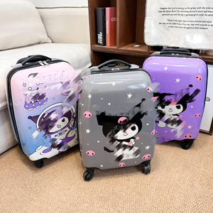 <span class=keywords><strong>Maleta</strong></span> Infantil con Diseño de Dibujos Animados, Carcasa Rígida, 18 Pulgadas, con Ruedas Giratorias, para Niños y Niñas - Product Image 2