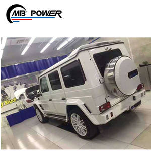 Kit Completo de Carrocería Estilo B a <span class=keywords><strong>Precio</strong></span> de Fábrica para <span class=keywords><strong>Mercedes</strong></span> W463 G500/G55/G63/G65, Juego de Mejora de Capó, Parachoques y Guardabarros, Accesorios para Automóviles - Product Image 4