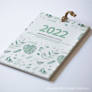 Printed On Recycled Handmade Paper Biodegradable Plantable Seed Paper With Greeting Card