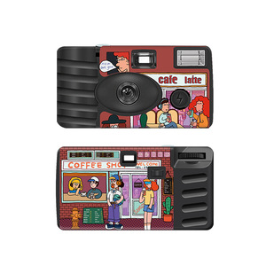 "Meet You" Illustrated Disposable Point and Shoot <strong>Camera</strong> <strong>Film</strong> <strong>Roll</strong> Color 24 Shots Disposable <strong>Film</strong> <strong>Camera</strong> - Product Image 3