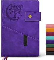 Cahier d'agenda A5 en cuir PU avec logo personnalisé 100 feuilles de style professionnel magnétique pour le bureau ou le Journal de couverture en papier cadeau