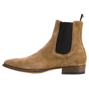 Bottes <span class=keywords><strong>Chelsea</strong></span> multifonctionnelles pour hommes, faites à la main, respirantes, confortables, en cuir de vachette de qualité supérieure, chaussures de randonnée décontractées - Product Image 1