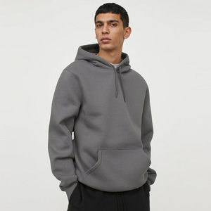 Men's 100% Cotton Winter Heavyweight 380g Velour Half Zip Oversized Hoodies Eco-Friendly Custom Logo Printing <b>Waterproof</b> Drop - Product Image 1