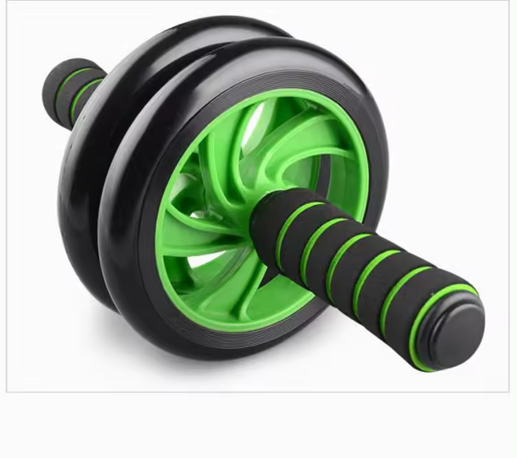 Unisex Portable Double Wheel Abdominal Roller