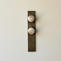 Lampe murale de fond de salon de luxe AB, applique murale moderne décorative en albâtre pour intérieur, applique de salle de bain pour villa