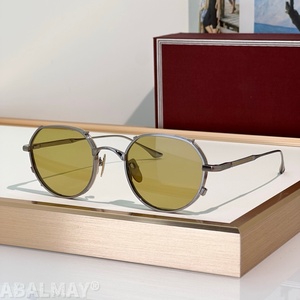 JMM HARTANA SIZE 48-21-146 Lunettes de soleil pour hommes et femmes de qualité supérieure, lunettes de soleil de créateur, style punk classique, luxe, titane, UV400, avec boîte - Product Image 4