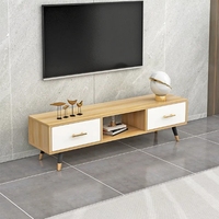 Meuble TV moderne Meuble simple au sol pour petit appartement pour chambre à coucher et table basse Combinaison