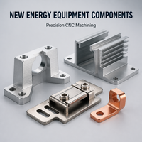 Usinage CNC personnalisé en acier inoxydable et aluminium pour la fabrication de composants de précision pour les équipements d'énergie nouvelle, fabricant OEM