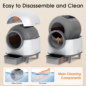 批发自动猫砂盆自清洁智能宠物厕所 ≤ ≤35dB 低噪音 可立即发货 快速交货 B2B 供应商 - Product Image 3