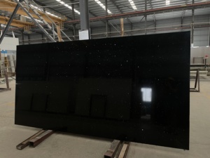 Горячая распродажа, черные звезды, 3D камень с эффектом современного органического искусственного мрамора, крем, синтетическая столешница, полированная гостиничная ванная комната - Product Image 3