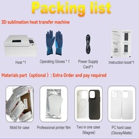 DAQIN 3D Sublimation Automatique Mini Machine D'impression Personnalisé étui de Téléphone Portable et Couverture de Cellule Sous Vide Transfert De Chaleur Nouvel État