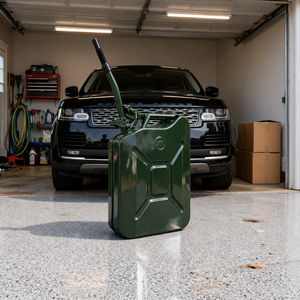 Bidon jerrycan professionnel de 5/10/20 litres, réservoir de carburant vertical de <span class=keywords><strong>20l</strong></span> pour essence, diesel, pétrole, avec support - Product Image 1