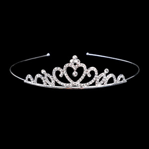 Groothandel Kristal Tiara Kroon Hoofdband Elegante Prinses Kroon Voor Meisjes Bruids Bruiloft Prom Optocht Verjaardagsfeest - Product Image 1