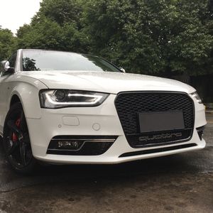 โรงงานอัตโนมัติ <span class=keywords><strong>RS4</strong></span> สีดําหรือสีเงินกันชนหน้ากระจังหน้ารังผึ้ง Quattro สําหรับ <span class=keywords><strong>Audi</strong></span> A4 B8.5 2013-2016 - Product Image 3