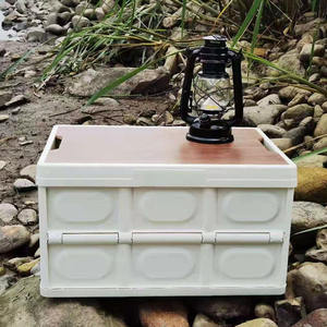 Boîte de rangement pour coffre de voiture, 30l, pliable, design monochrome, pour le camping en plein air, à usage domestique - Product Image 3