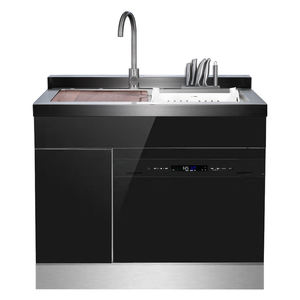 Gexiang fabbrica acciaio inossidabile moderno lusso Smart 3-in-1 lavelli da cucina lavastoviglie da incasso - Product Image 2