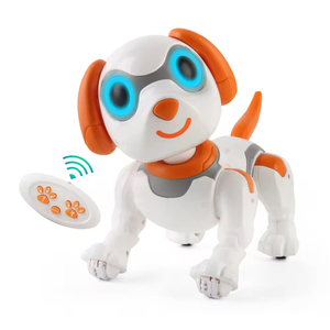 EPT 6 Kanallı Uzaktan Kumandalı Robot Köpek Oyuncak, Etkileşimli <span class=keywords><strong>I</strong></span>şık ve Sesli Programlanabilir RC Robotik Evcil Hayvan Çocuklar İçin - Product Image 1