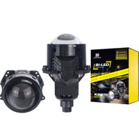 GOODZOOM Phares de voiture Bi-LED 3 pouces, projecteurs Bi-LED 3'' 75W/B 85W/D, lentille de projecteur Bi-LED 12V
