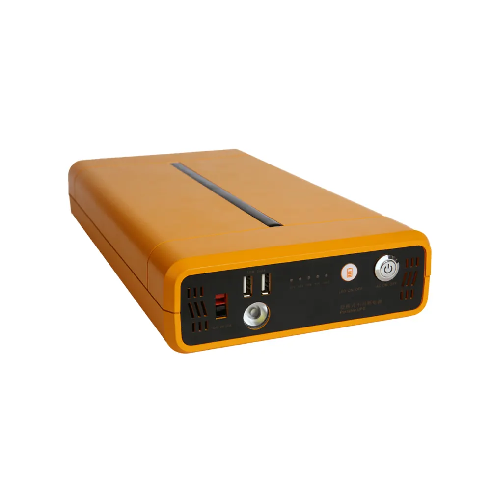 UPS 500W Catu Daya Portabel Tipe Cadangan, Catu Daya Tanpa Gangguan dengan Output AC DC untuk Aplikasi Berkemah/Rumah