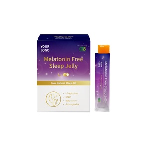 Supplément de sommeil naturel fabriqué à Taiwan gelée de soutien du sommeil apaisante au coucher avec Ashwagandha - Product Image 1