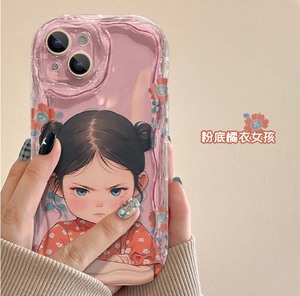 Cover per Telefono in TPU Morbido con Stampa Ragazza Arrabbiata e Bordo Ondulato per iPhone 6 7 8 X Xr XS 11 12 13 14 15 16 17 Pro Max - Product Image 5