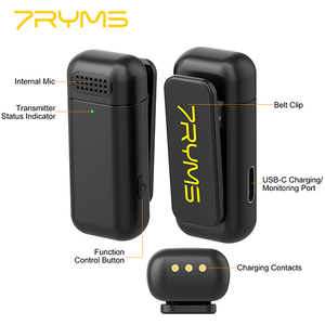 7RYMS <span class=keywords><strong>Rimo</strong></span> S1 Kabelloses Kondensator-Konferenzmikrofon für Smartphones und Computer - Omnidirektionale Geräuschunterdrückung 1 Jahr - Product Image 2