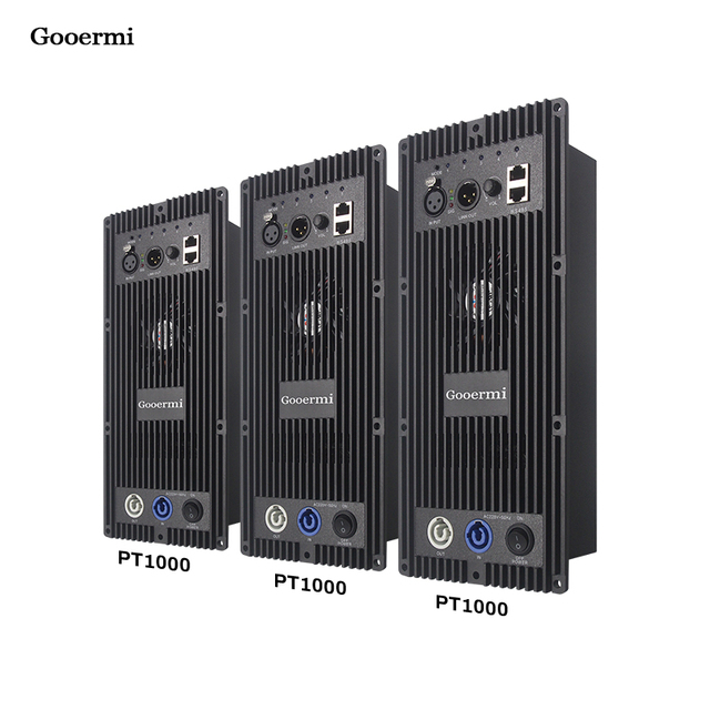 Gooermi PT1000 Professional 1-Channel DSP Amplifier Module Active Speaker Power Board with BT