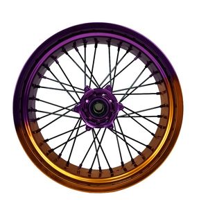 Roues Supermotard compatibles avec EXC <span class=keywords><strong>2016</strong></span>, ensemble de roues de 16/17 pouces, roues de moto tout-terrain Supermotard - Product Image 2