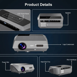 Projecteur de cinéma maison 4K Ultra HD OEM avec Google TV, <span class=keywords><strong>Arc</strong></span>, <span class=keywords><strong>1850</strong></span> ANSI, HDR, WiFi 6, intelligent, pour films, jeux en extérieur - Product Image 5