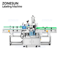 Machine d'étiquetage automatique verticale à grande vitesse ZONESUN ZS-SL25 pour bouteilles irrégulières, carrées et rondes