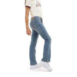 Jeans pour filles à coupe décontractée, conçus pour un confort quotidien, offrant une sensation douce, une forme confortable et un look simple - Product Image 6