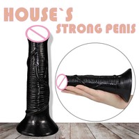 Dildo de Silicona Líquida con Forma de Pene de Caballo Simulado para Masaje y Masturbación Masculina/Femenina, Expansión Vaginal Alternativa SM
