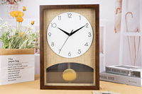 Reloj de ratán, diseño de cara, oficina en casa, mesa de Hotel, decoración de escritorio, reloj de péndulo