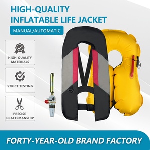 Giubbotto di Salvataggio Gonfiabile 150N Portatile Automatico/Manuale per Adulti Sport Acquatici - Product Image 1