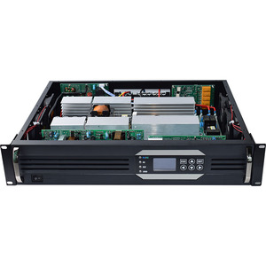 มี RS232 & RS485 ให้เลือกใช้ SNMP 24V 48V 110V 220V เป็น AC 220V 1KVA อินเวอร์เตอร์แบบ Pure Sine Wave สำหรับติดตั้งบนแร็ค - Product Image 5