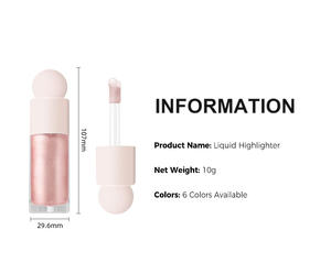 Vegano Etiqueta Privada Mineral maquillaje líquido resaltador brillo contorno Stick Blush Shiner - Product Image 1